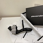 Alexander Wang Julie Scrunchie Strap Velvet Sandal # 264866, cheap Alexander Wang