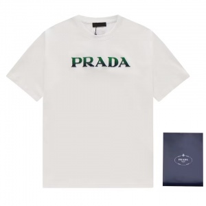 $35.00,Prada Short Sleeve T Shirts Unisex # 265692