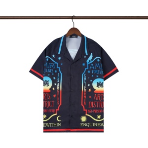$33.00,Amiri Cuban Collar Short Sleeve Shirt Unisex # 265727