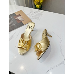 $75.00,Valentino Garavani V logo High Heel Sandals For Women # 265893