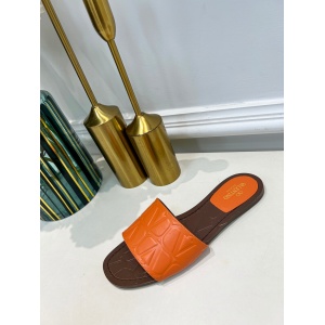 $74.00,Valentino Flat Slides Sandals For Women # 265899