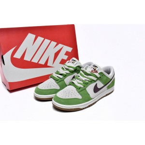$85.00,Nike Dunk Low Avocado Green Double Swoosh Sneakers Unisex # 265913