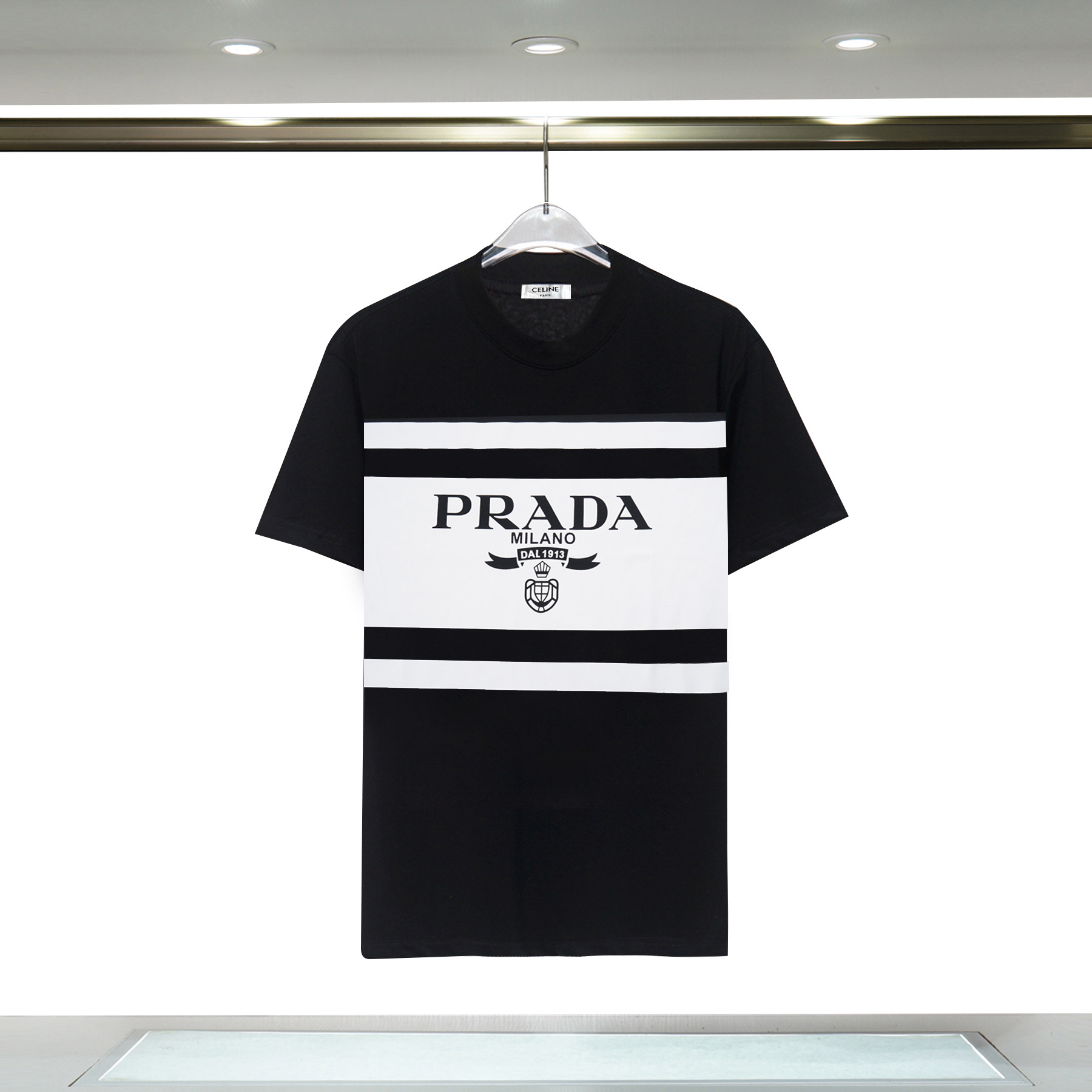 Prada Short Sleeve T Shirts Unisex # 265593, cheap Prada T-shirts Short Sleeved Prada, only $27!