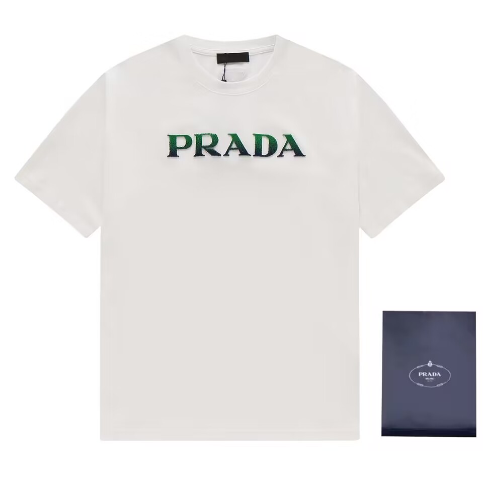 Prada Short Sleeve T Shirts Unisex # 265692, cheap Prada T-shirts Short Sleeved Prada, only $35!