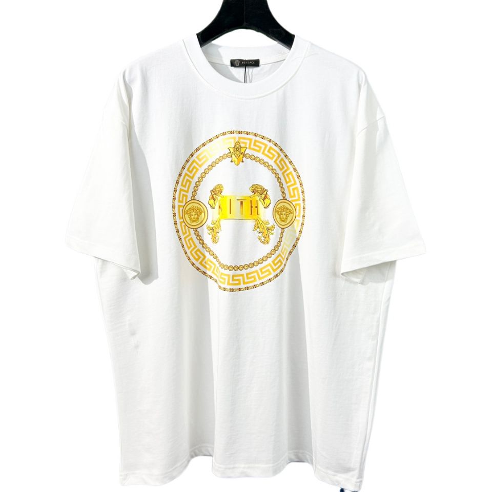 Versace Short Sleeve T Shirts Unisex # 265698, cheap Versace T Shirt Men's Versace, only $35!