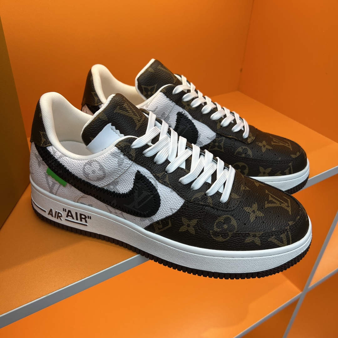 Nike Air Force One x Louis Vuitton Sneaker For Men # 265807, cheap Air Force one, only $89!