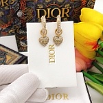 Dior Heart Shapped Earrings For Women # 265283, cheap Dior Earrings