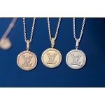 Louis Vuitton Coin Shape Necklace # 265303, cheap LV Necklace