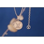 Louis Vuitton Coin Shape Necklace # 265303, cheap LV Necklace
