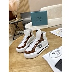 Prada high top lace-up sneakers sneakers For Women # 265372