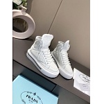 Prada high top lace up sneakers sneakers For Women # 265375