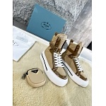 Prada High Top Sneaker with Ankle Pouch For Women # 265382