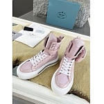 Prada High Top Sneaker with Ankle Pouch For Women # 265383, cheap Prada Women