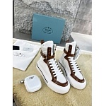 Prada High Top Sneaker with Ankle Pouch For Women # 265385