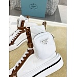 Prada High Top Sneaker with Ankle Pouch For Women # 265385, cheap Prada Women