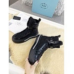 Prada High Top Sneaker with Ankle Pouch For Women # 265387, cheap Prada Women