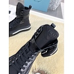 Prada High Top Sneaker with Ankle Pouch For Women # 265387, cheap Prada Women