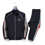 Gucci Stand Up Collar Side Stripe Trainer Pants Unisex # 265717, cheap Gucci Tracksuits