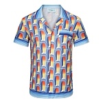 Casablanca Cuban Collar Short Sleeve Shirts For Men # 265748