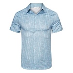 Dior Collar Short Sleeve Shirts For Men # 265754