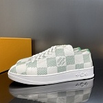 Louis Vuitton Damier Azur Print Casual Sneaker For Men # 265824