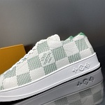 Louis Vuitton Damier Azur Print Casual Sneaker For Men # 265824, cheap For Men