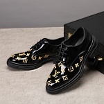 Louis Vuitton Monogram Emberoidered Lace Up Shoes For Men # 265863, cheap LV Dress Shoes