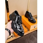 Louis Vuitton Monogram Emberoidered Lace Up Shoes For Men # 265864