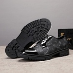 Louis Vuitton Monogram Emberoidered Lace Up Shoes For Men # 265866