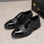 Louis Vuitton Monogram Emberoidered Lace Up Shoes For Men # 265866, cheap LV Dress Shoes