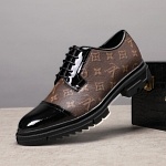 Louis Vuitton Monogram Emberoidered Lace Up Shoes For Men # 265867, cheap LV Dress Shoes