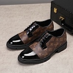 Louis Vuitton Monogram Emberoidered Lace Up Shoes For Men # 265867, cheap LV Dress Shoes