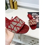 Valentino Flat Slides Sandals For Women # 265897, cheap Valentino Sandals