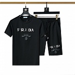 Prada Crew Neck Tracksuits For Men # 265968