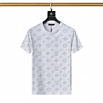 Louis Vuitton Crew Neck Short Sleeve T Shirts For Men # 265981