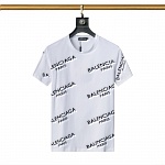 Balenciaga Crew Neck Short Sleeve T Shirts For Men # 266006