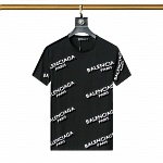Balenciaga Crew Neck Short Sleeve T Shirts For Men # 266007