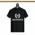 Balenciaga Crew Neck Short Sleeve T Shirts For Men # 266011