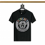 Versace Crew Neck Short Sleeve T Shirts For Men # 266025