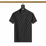 Fendi Crew Neck Short Sleeve T Shirts For Men # 266031