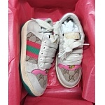 Gucci Screener Leather Sneaker For Kids # 266073