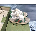Gucci Screener Leather Sneaker For Kids # 266074, cheap Gucci Shoes For Kids