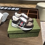 Gucci Leather Sneaker For Kids # 266077, cheap Gucci Shoes For Kids