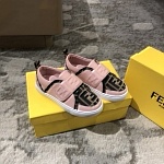 Fendi Leather Sneaker For Kids # 266078, cheap Fendi Shoes For Kids