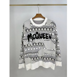 $48.00,Alexander McQueen Round Neck Sweaters Unisex # 266757