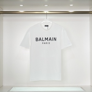 $26.00,Balmain Short Sleeve T Shirts Unisex # 266919
