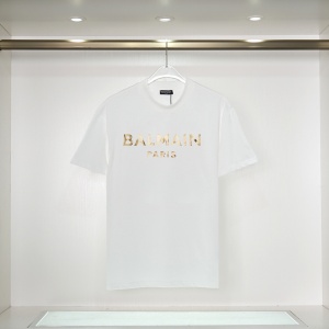 $26.00,Balmain Short Sleeve T Shirts Unisex # 266922