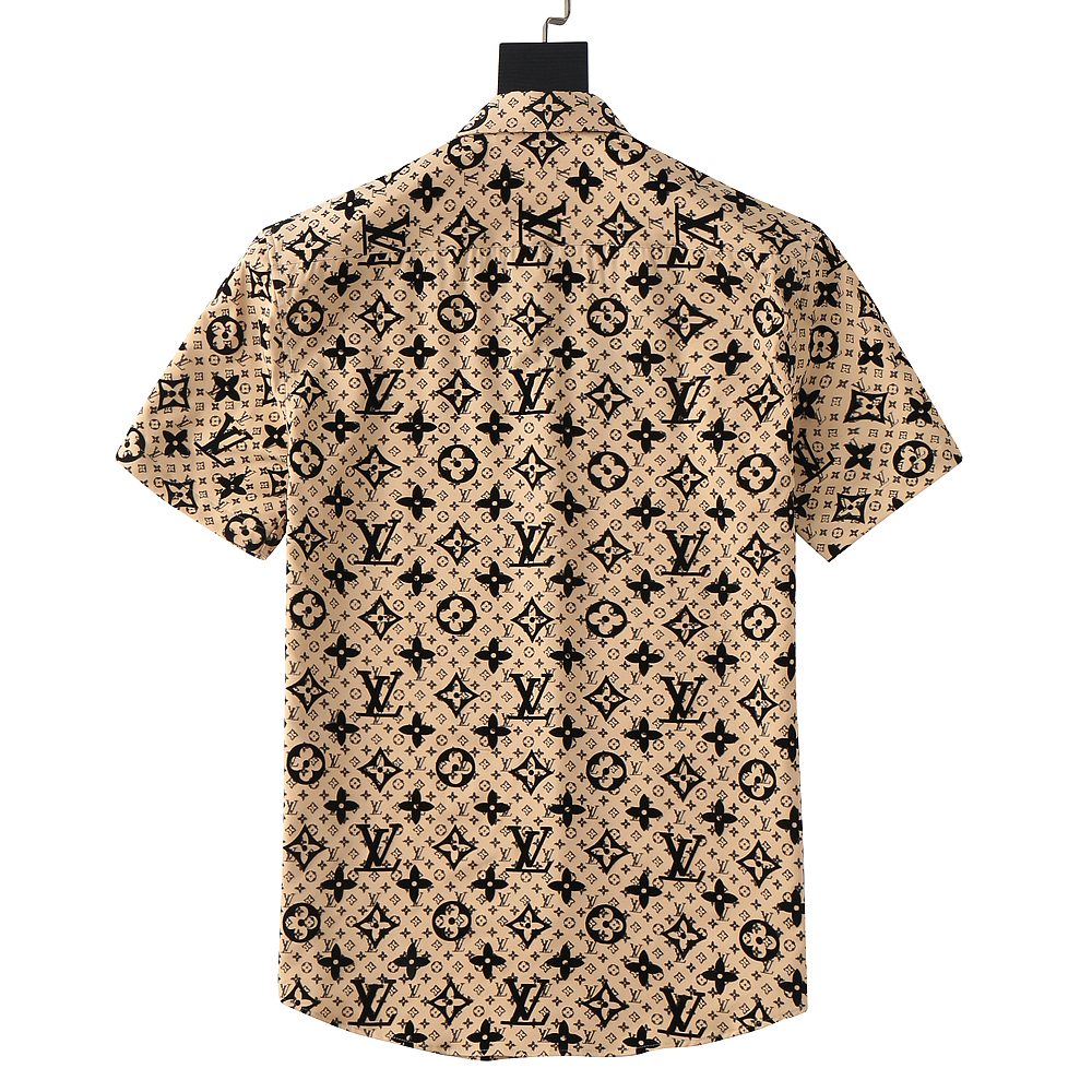 Louis Vuitton Short Sleeve Anti Wrinkle Shirts For Men # 266526, cheap Louis Vuitton Shirts, only $34!