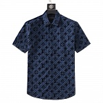 Louis Vuitton Short Sleeve Anti Wrinkle Shirts For Men # 266525