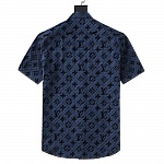 Louis Vuitton Short Sleeve Anti Wrinkle Shirts For Men # 266525, cheap Louis Vuitton Shirts